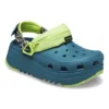 Hiker Xscape Clog com padrão animal «Verde-azulado»