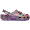 Lisa Frank x Classic Clog «Neon Purple Multi Hearts»