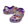 Lisa Frank x Classic Clog «Neon Purple Multi Hearts»