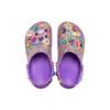 Lisa Frank x Classic Clog «Neon Purple Multi Hearts»