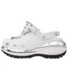 Mega Crush Clogs «White Silver»