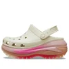 Mega Crush Color Dip Clog «Branco Rosa»