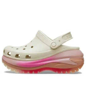 Mega Crush Color Dip Clog «Branco Rosa»