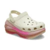 Mega Crush Color Dip Clog «Branco Rosa»