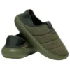 Mocassim clássico em camurça vegana «Army Green»