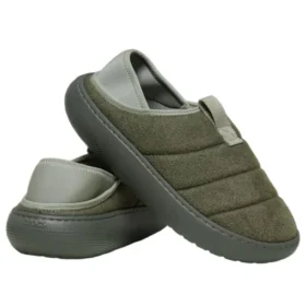 Mocassim clássico em camurça vegana «Galactic Grey»