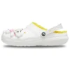 NEVERXCrocs Classic Cozy Stay Warm Crocs Pantufas Desportivas Unissexo Multicoloridas