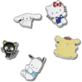 «Pacote de 5 berloques Jibbitz para sapatos Hello Kitty® e Amigos»