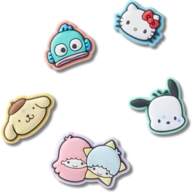 ‘Pacote de 5 berloques para sapatos Jibbitz “Hello Kitty® e Amigos”‘