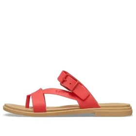 Pantufas casuais vermelho-fogo