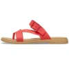 Pantufas casuais vermelho-fogo