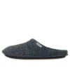 Pantufas clássicas casuais unissex azul-marinho