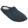 Pantufas clássicas casuais unissex azul-marinho