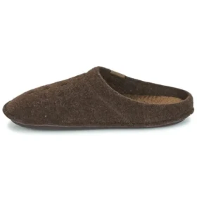 Pantufas clássicas casuais unissexo castanhas