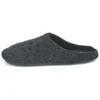 Pantufas clássicas casuais unissexo pretas