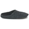 Pantufas clássicas casuais unissexo pretas