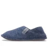 Pantufas clássicas unissexo azuis com sola macia