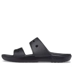 Pantufas desportivas casuais e confortáveis, pretas
