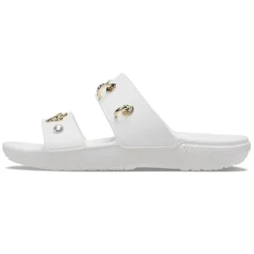 Pantufas desportivas para o ar livre, com sola macia e salto baixo, brancos