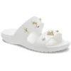 Pantufas desportivas para o ar livre, com sola macia e salto baixo, brancos