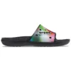 Pantufas unissex coloridas y casuales, multicoloridas y negras