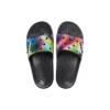 Pantufas unissex coloridas y casuales, multicoloridas y negras