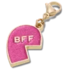 Pingente «BFF» rosa brilhante para os berloques para sapatos Jibbitz (lado esquerdo) Pingente «BFF» rosa brilhante para os berloques para sapatos Jibbitz (lado esquerdo)