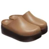Platform Clog Dylan «Sépia»