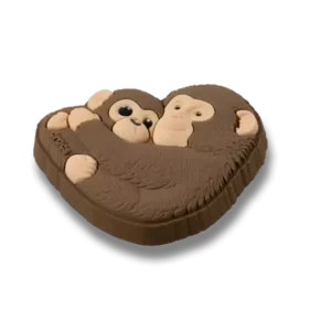 Punch, o Macaco, e os Amigos – Berloques Jibbitz para sapatos