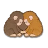 Punch the Monkey and His Bestie – Berloques para sapatos Jibbitz Punch the Monkey and His Bestie – Berloques para sapatos Jibbitz