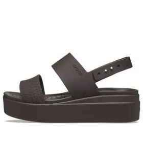 Sandália Brooklyn Croco Low Espresso «Castanho»