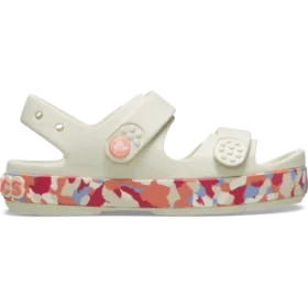 Sandália Crocband™ Cruiser Glow Confetti para crianças.