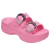 Sandália de plataforma com fivela mergulhada «Pink Lemonade»