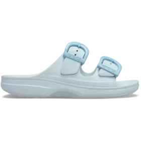 Sandália feminina Saturday com fivela esmaltada