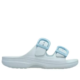 Sandália Saturday com fivela esmaltada «Vapor Ice»