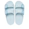 Sandália Saturday com fivela esmaltada «Vapor Ice»