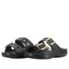 Sandália Saturday com fivela metálica «Black»