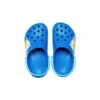Sandálias azuis de sapatos rasos para desporto de praia «Funny Shark Small Crocs»
