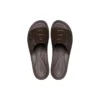 Sandálias Brooklyn Croco Shine Slide «Espresso»