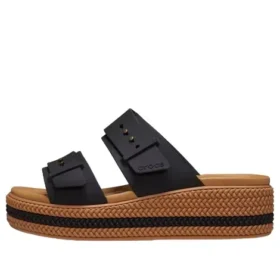 Sandálias Brooklyn Woven Buckle «Preto Castanho»
