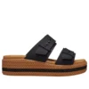 Sandálias Brooklyn Woven Buckle «Preto Castanho»