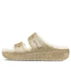 Sandálias Classic Cozzzy Glitter «Multi Gold»