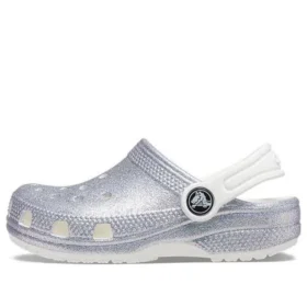 Sandálias clássicas com Glitter «Silver White»