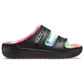 Sandálias clássicas Cozzzy com tingimento por pulverização «Black Multi»