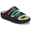 Sandálias clássicas Cozzzy com tingimento por pulverização «Black Multi»