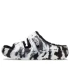 Sandálias clássicas Cozzzy Marbled «Preto Branco»