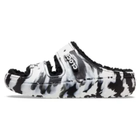 Sandálias clássicas Cozzzy Marbled «Preto Branco»