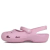Sandálias clássicas Crocs pequenas cor-de-rosa