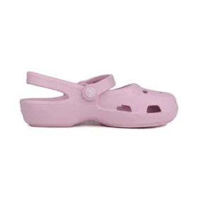 Sandálias clássicas Crocs pequenas cor-de-rosa