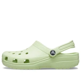 Sandálias Crocs Classic Beach Unissexo Cinza e Verde